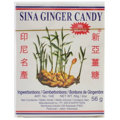 Ginger Bonbóny 56g (Sina Ginger)