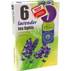 Admit Svícka cajová 6ks Lavender